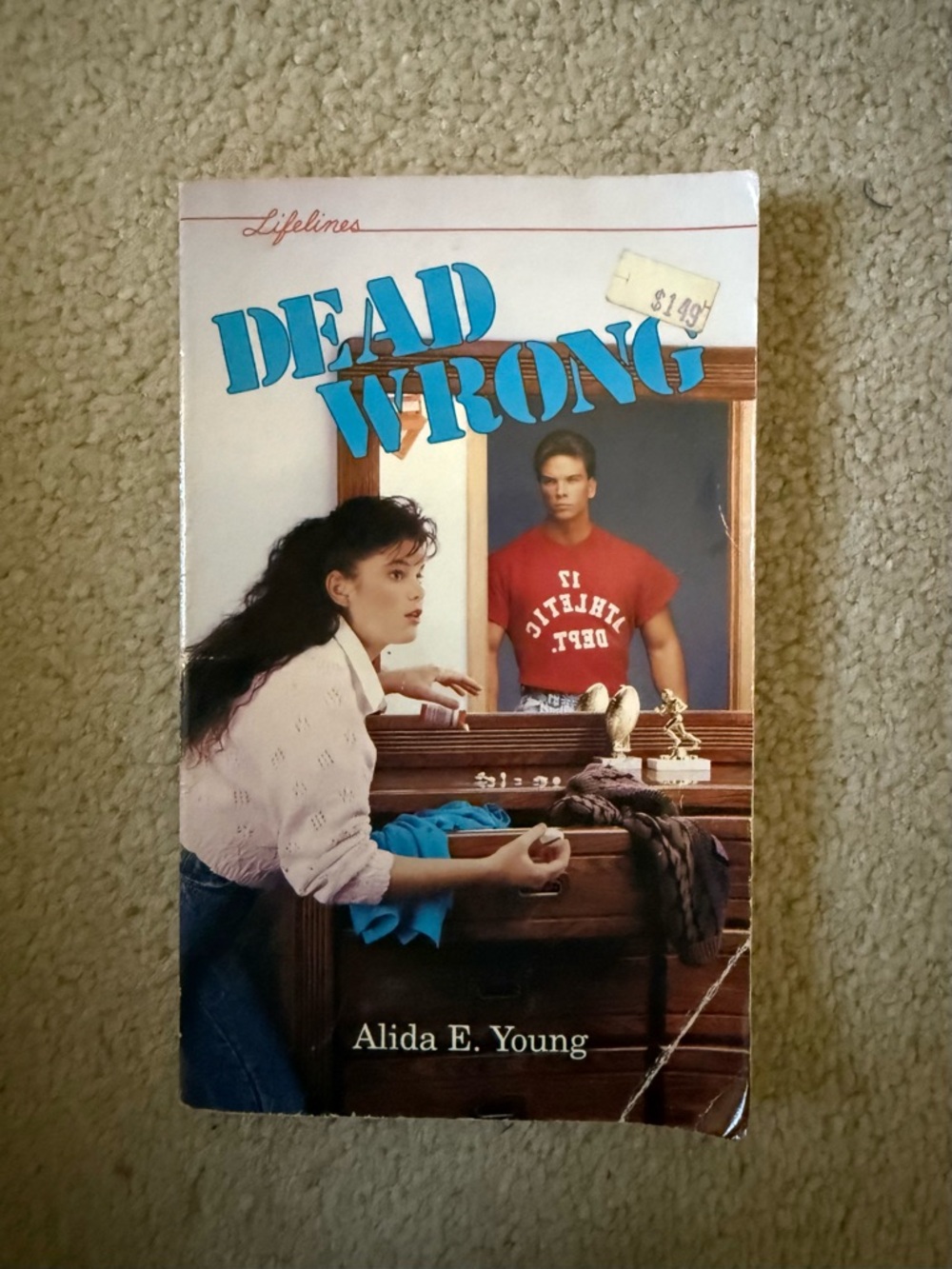 Dead Wrong by Alida E. Young - White & Blue Cover